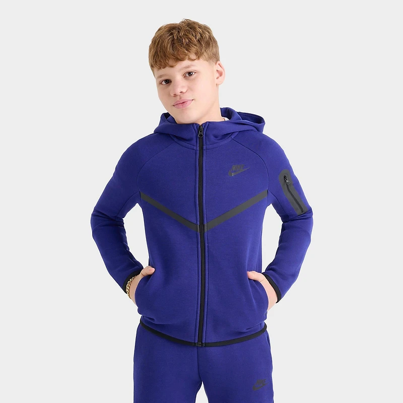 Boys' Big Kids' Nike Sportswear Tech Fleece Full-Zip Hoodie