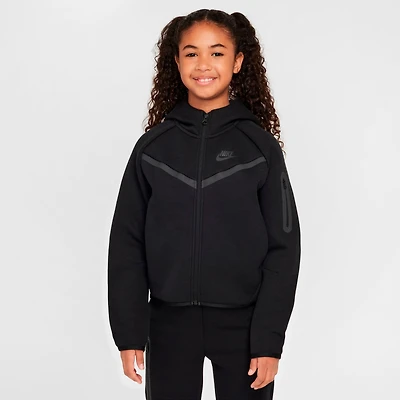 Girls' Big Kids' Nike Sportswear Tech Fleece Full-Zip Hoodie