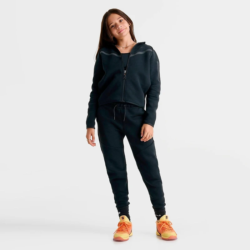 Girls' Big Kids' Nike Sportswear Tech Fleece Full-Zip Hoodie