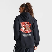 Women's adidas Originals Essential Samba Oversized Pullover Hoodie