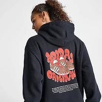 Women's adidas Originals Essential Samba Oversized Pullover Hoodie