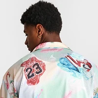 Men's Jordan Essentials Printed Button-Down Camp Top
