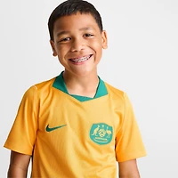 Big Kids' Nike Australia 26 Stadium Home Dri-FIT Replica Soccer Jersey