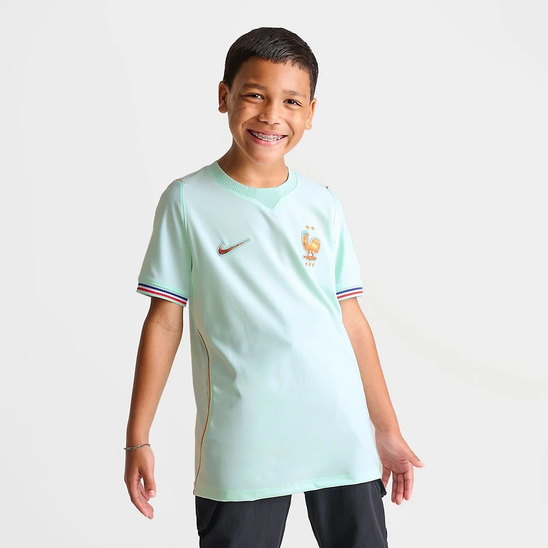 Big Kids' Nike France 26 Stadium Away Dri-FIT Replica Soccer Jersey