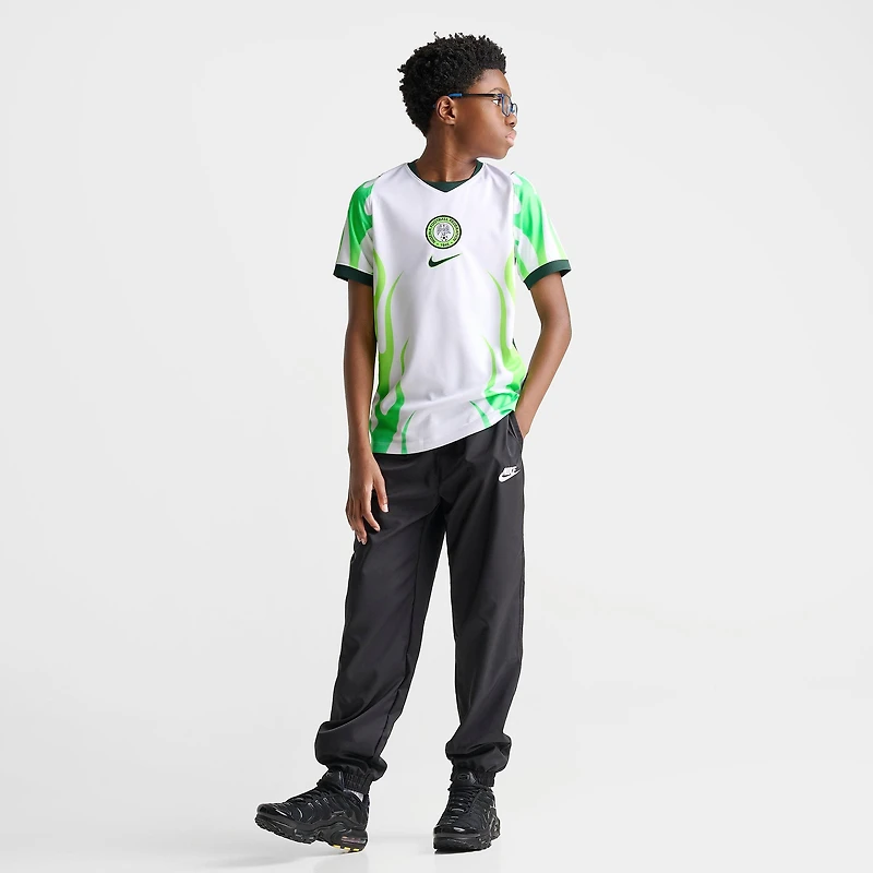 Big Kids' Nike Nigeria 26 Stadium Away Dri-FIT Replica Soccer Jersey