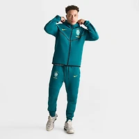 Men's Nike Brazil Soccer Tech Fleece Windrunner Full-Zip Hoodie