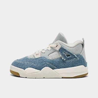 Kids' Toddler Air Jordan Retro 4 Textile Basketball Shoes