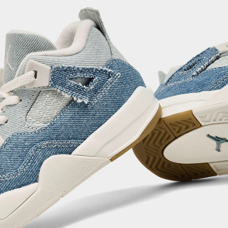 Kids' Toddler Air Jordan Retro 4 Textile Basketball Shoes