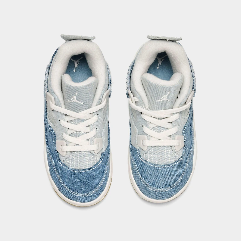 Kids' Toddler Air Jordan Retro 4 Textile Basketball Shoes