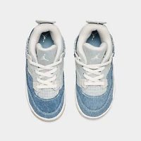 Kids' Toddler Air Jordan Retro 4 Textile Basketball Shoes
