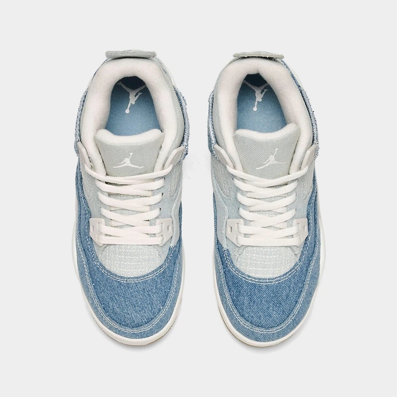 Little Kids' Air Jordan Retro 4 Textile Basketball Shoes