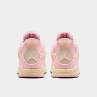 Little Kids' Air Jordan Retro 4 Textile Basketball Shoes
