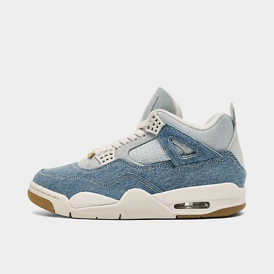 Women's Air Jordan Retro 4 Textile Casual Shoes