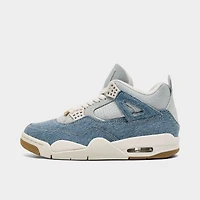 Women's Air Jordan Retro 4 Textile Casual Shoes