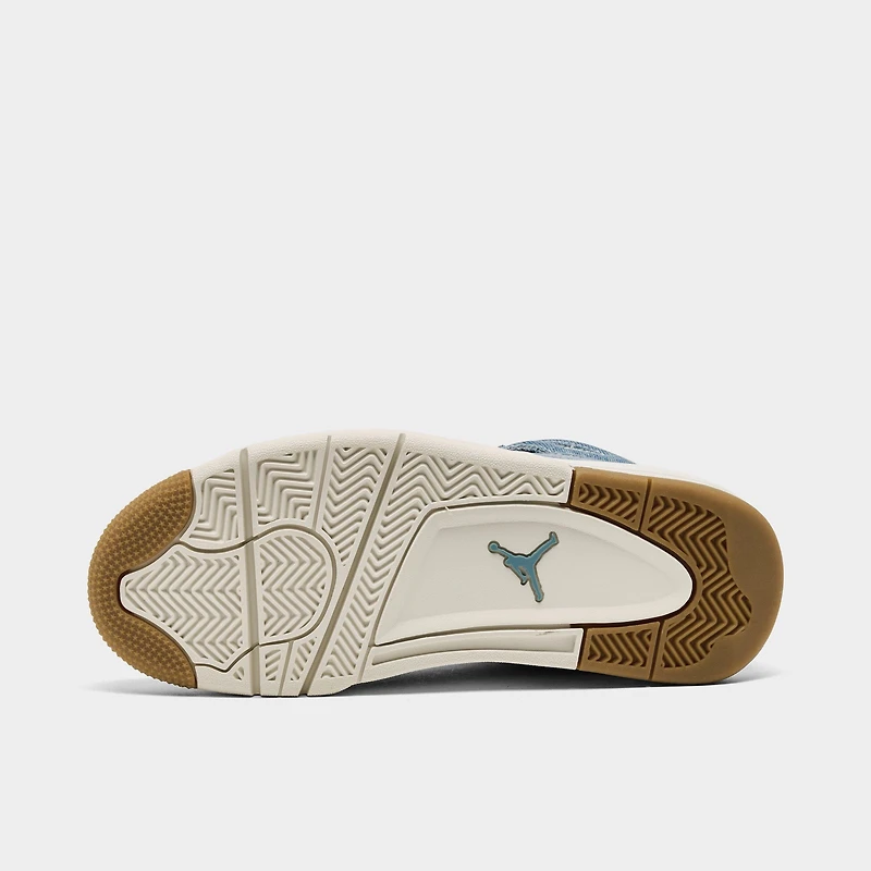 Women's Air Jordan Retro 4 Textile Casual Shoes