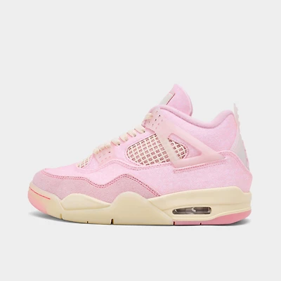 Women's Air Jordan Retro 4 Textile Casual Shoes