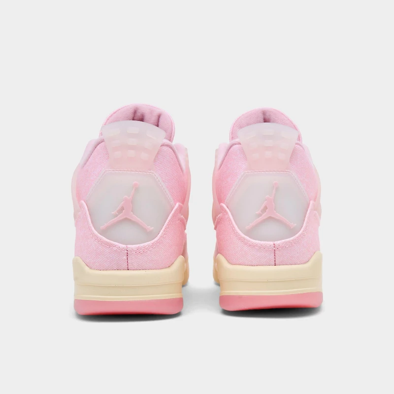 Women's Air Jordan Retro 4 Textile Casual Shoes