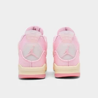 Women's Air Jordan Retro 4 Textile Casual Shoes