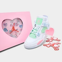 Girls' Big Kids' Air Jordan Retro 4 Basketball Shoes