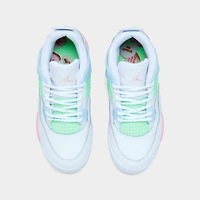 Girls' Little Kids' Air Jordan Retro 4 Basketball Shoes