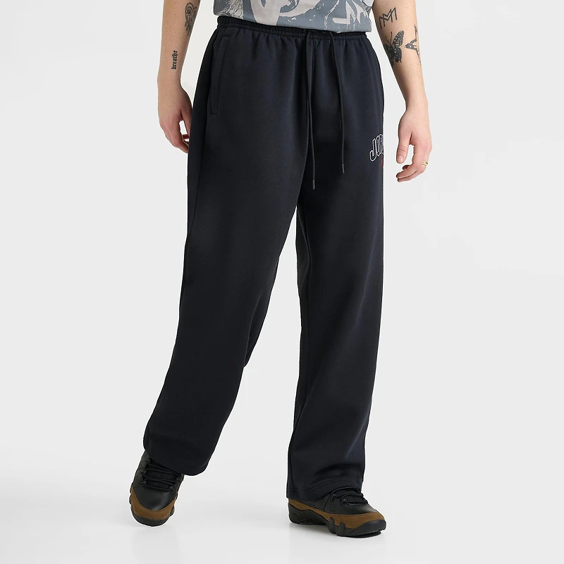 Men's Jordan Brooklyn Fleece Wordmark Logo Oversized Sweatpants