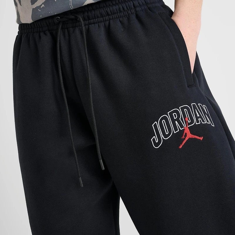 Men's Jordan Brooklyn Fleece Wordmark Logo Oversized Sweatpants