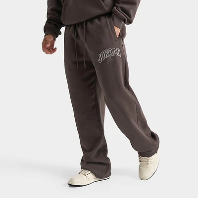 Men's Jordan Brooklyn Fleece Wordmark Logo Oversized Sweatpants