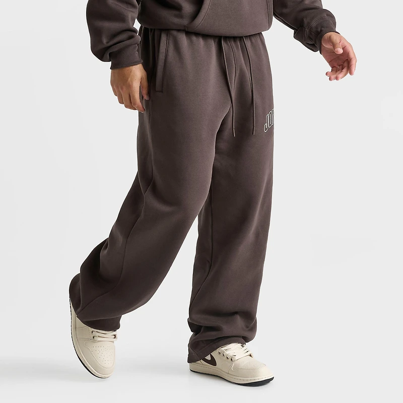 Men's Jordan Brooklyn Fleece Wordmark Logo Oversized Sweatpants