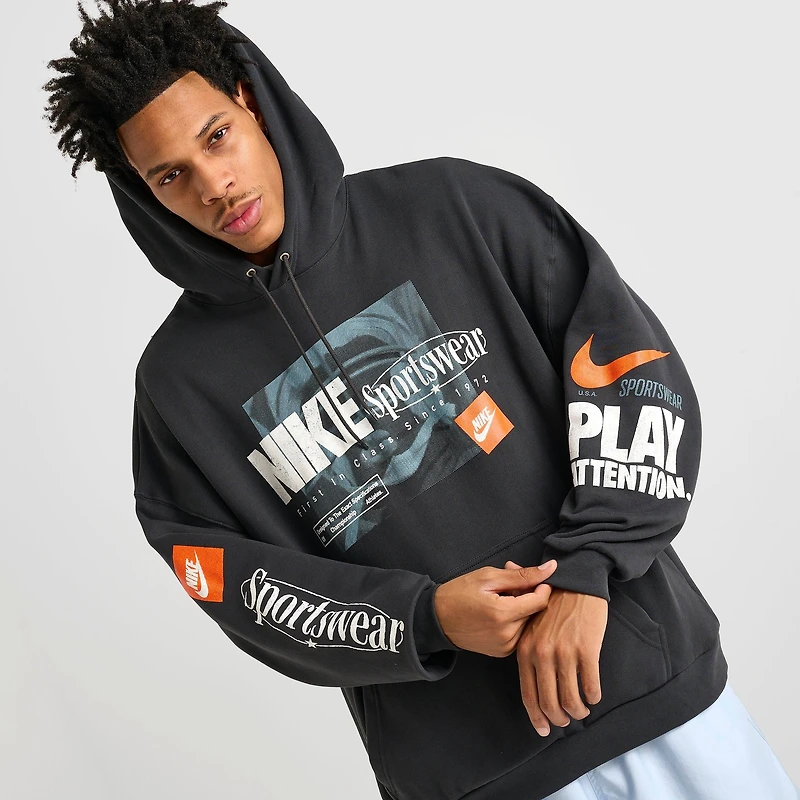 Men's Nike Club Oversized French Terry Pullover Hoodie