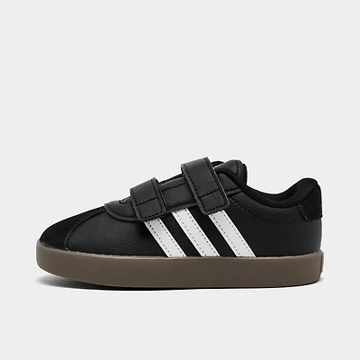 Kids' Toddler adidas VL Court 3.0 Hook-And-Loop Casual Shoes