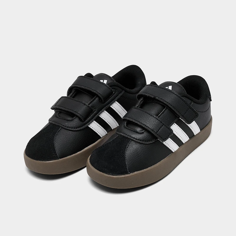 Kids' Toddler adidas VL Court 3.0 Hook-And-Loop Casual Shoes