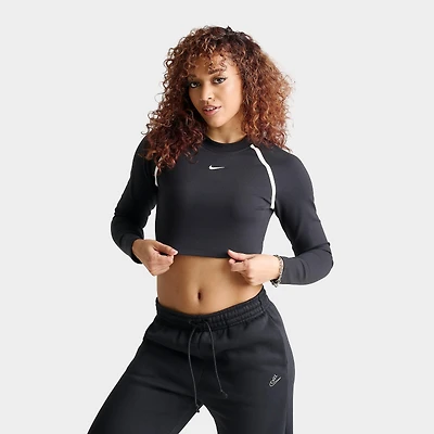 Women's Nike Sportswear Tight Long-Sleeve Crop Top