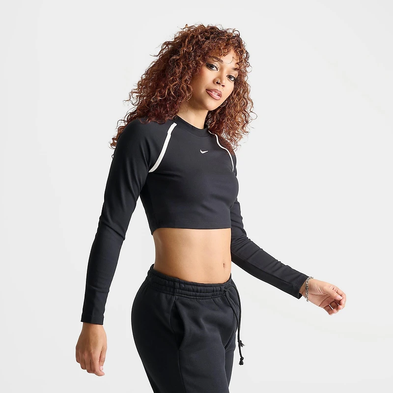 Women's Nike Sportswear Tight Long-Sleeve Crop Top