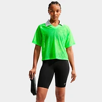 Women's Nike Sportswear Loose Lace Polo Jersey Top
