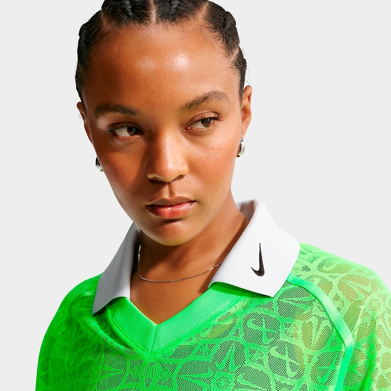 Women's Nike Sportswear Loose Lace Polo Jersey Top
