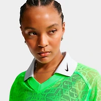 Women's Nike Sportswear Loose Lace Polo Jersey Top
