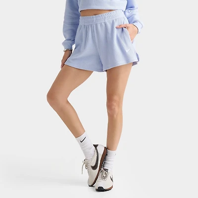 Women's Nike Sportswear Chill Waffle Loose Mid-Rise Shorts