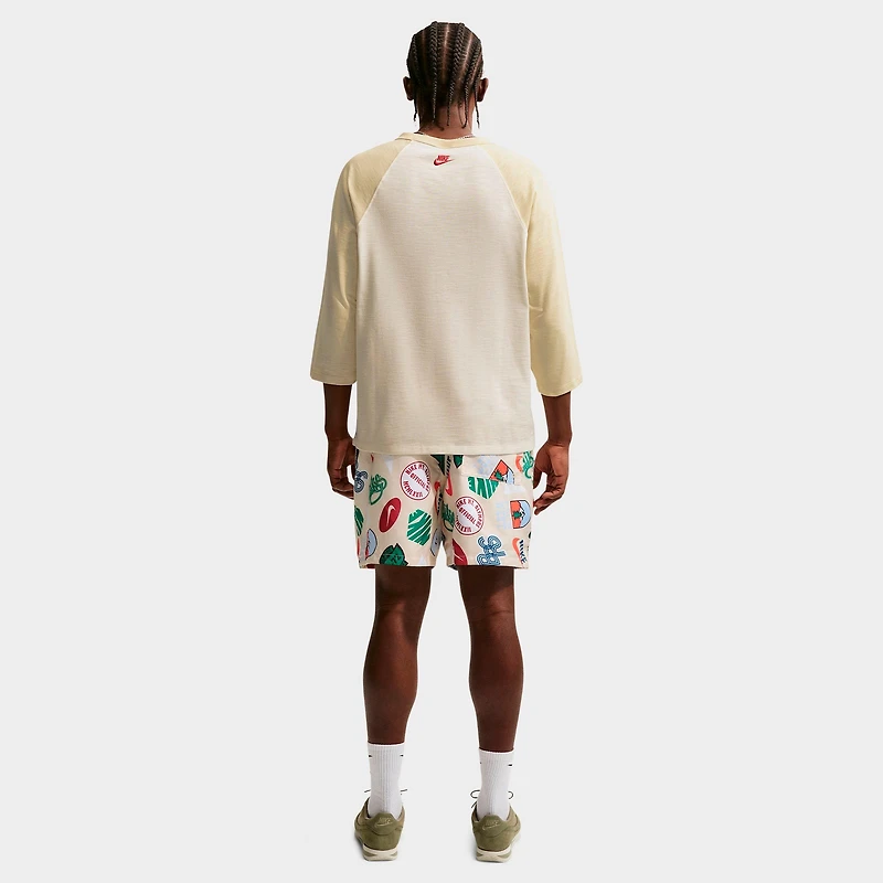 Men's Nike Sportswear Club Allover Print Woven Flow Shorts