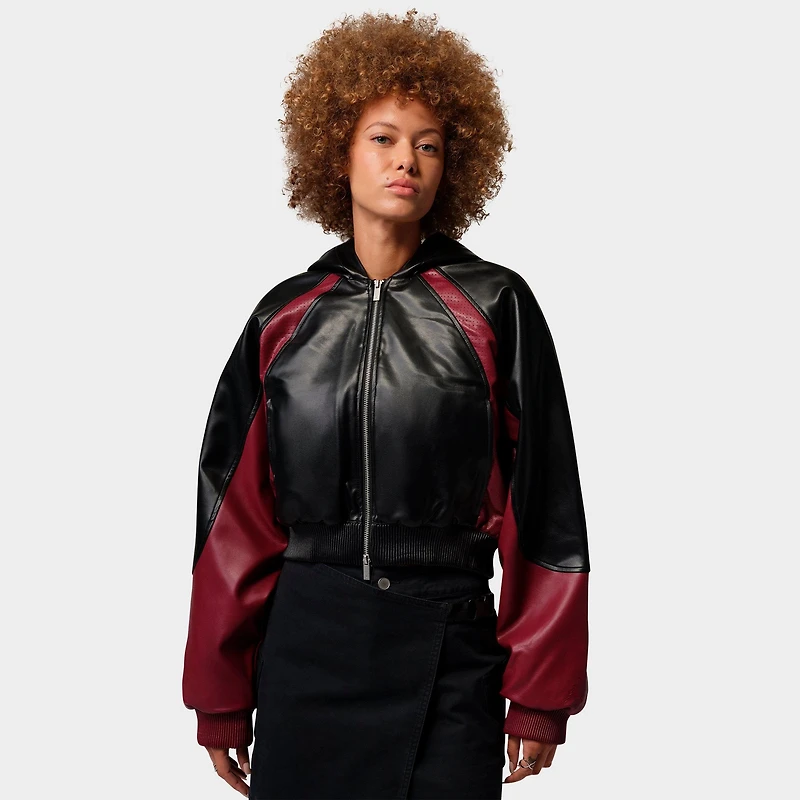 Women's Jordan Flight Faux Leather Jacket