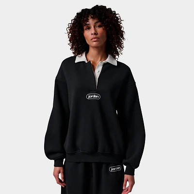 Women's Jordan Flight Fleece Rugby Top