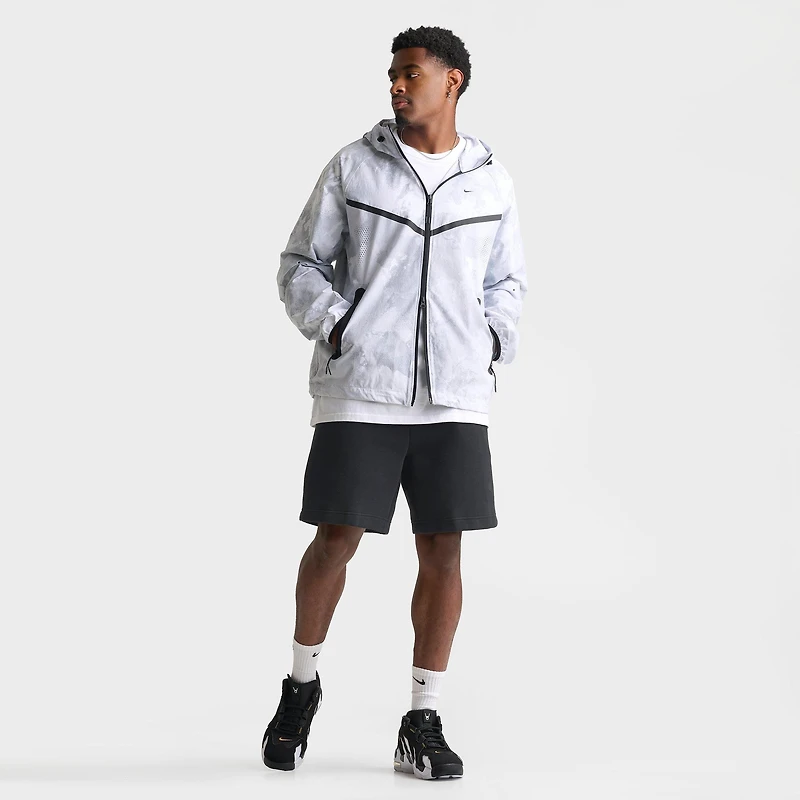 Men's Nike Tech Windrunner Dri-FIT Allover Print Woven Full-Zip Jacket