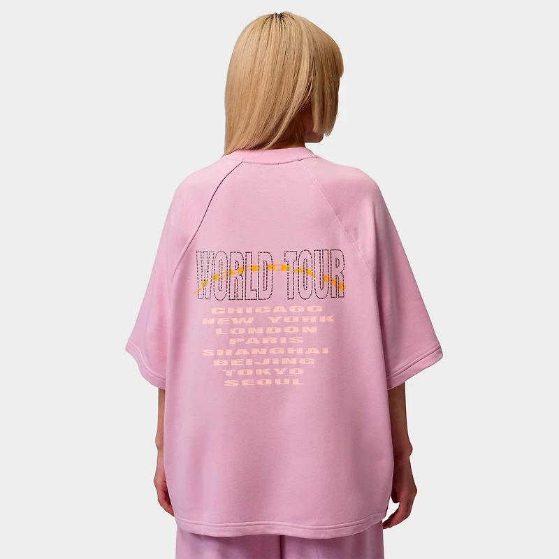 Women's Jordan Brooklyn Fleece French Terry Short-Sleeve T-Shirt