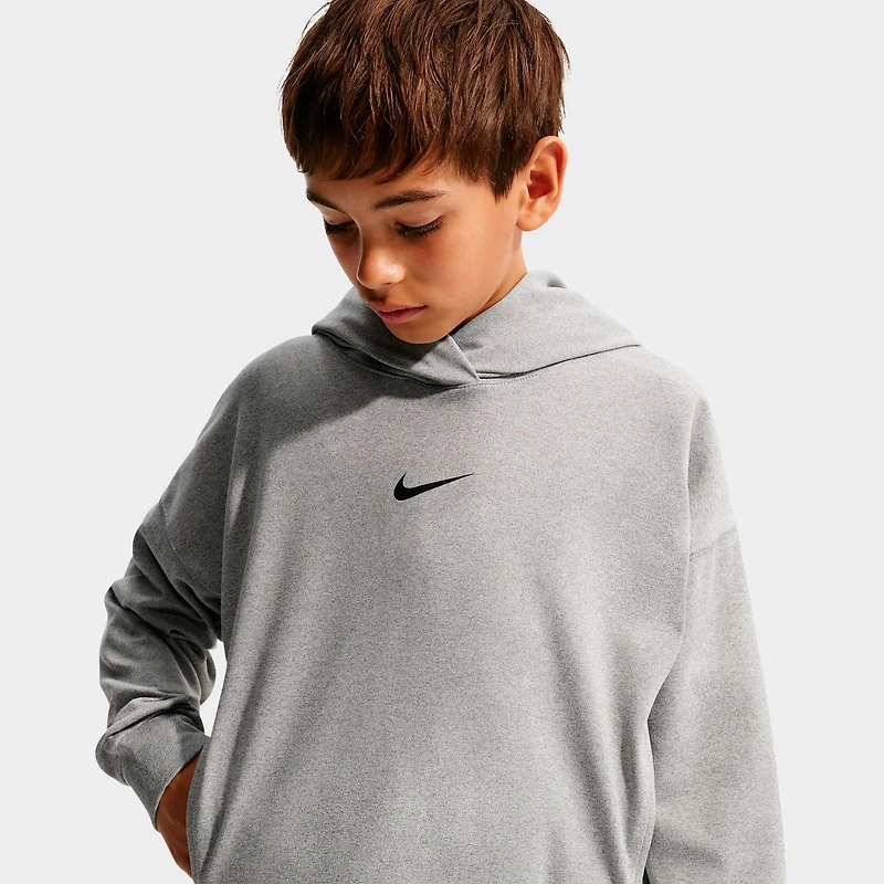 Boys' Big Kids' Nike Pro Dri-FIT Fleece Pullover Hoodie