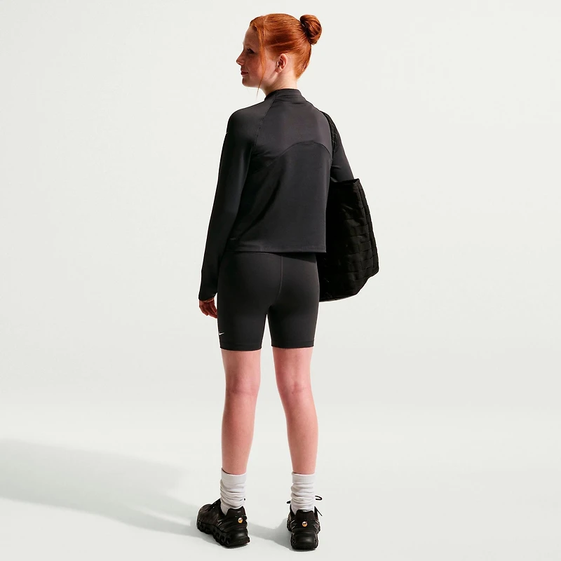 Big Kids' Girls' Nike Pro Dri-FIT Long Sleeve Half-Zip Training Top