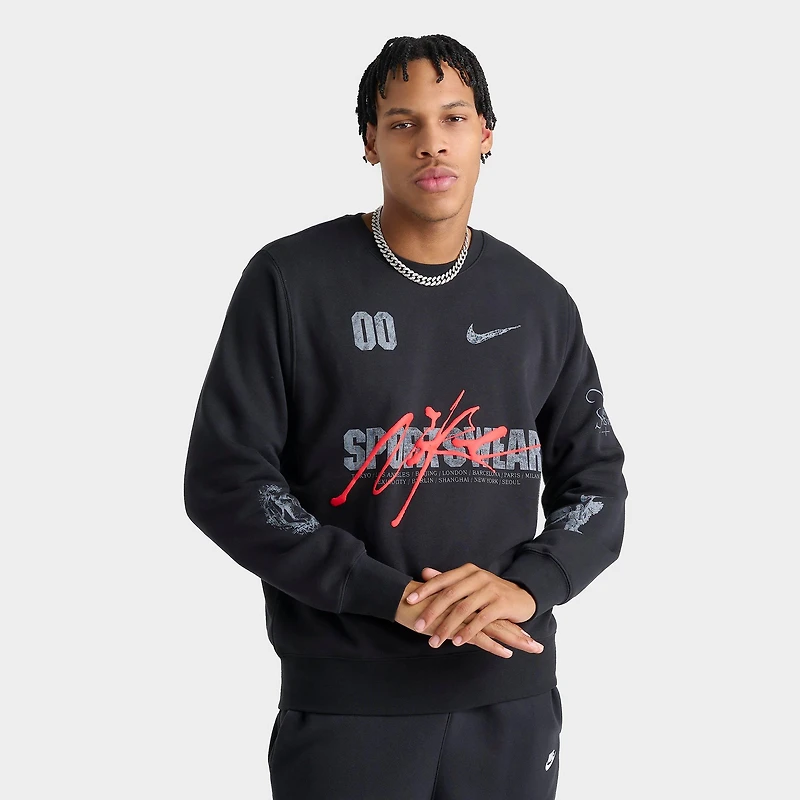 Men's Nike Sportswear Club Fleece Victory Crewneck Sweatshirt