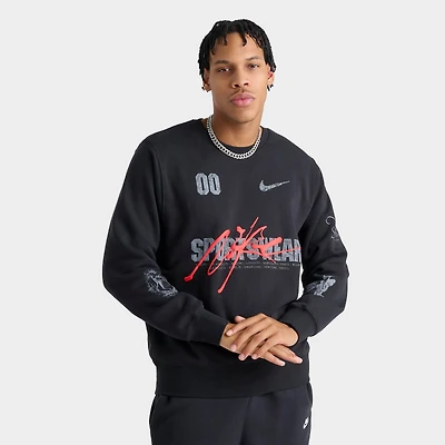 Men's Nike Sportswear Club Fleece Victory Crewneck Sweatshirt