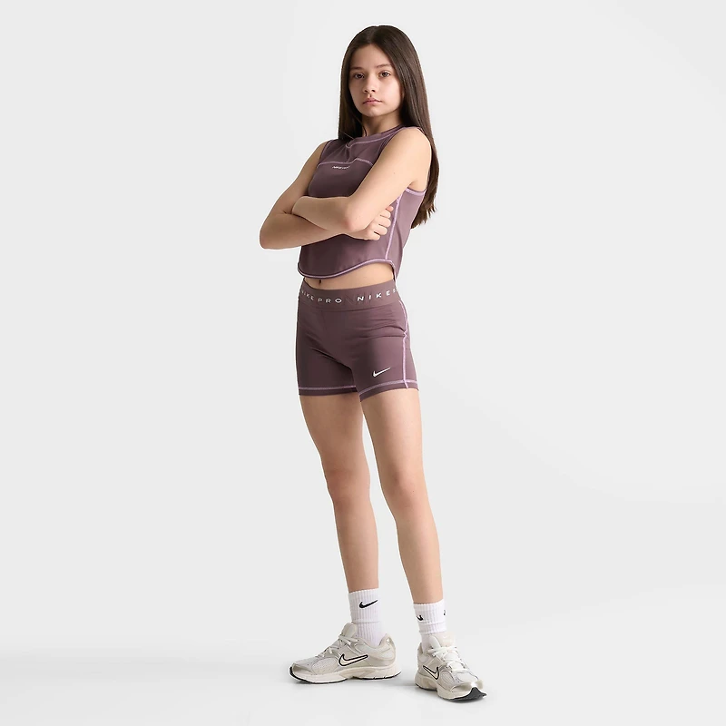 Girls' Big Kids' Nike Pro Dri-FIT 3" Bike Shorts
