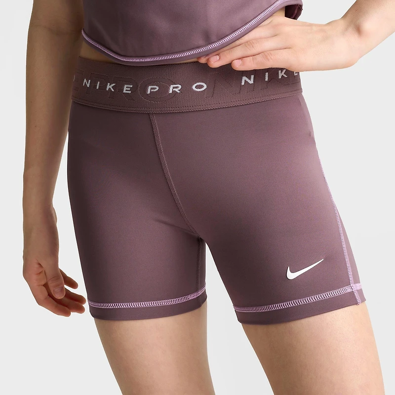 Girls' Big Kids' Nike Pro Dri-FIT 3" Bike Shorts