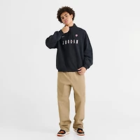 Men's Jordan Flight Graphic Fleece Quarter-Zip Pullover Top