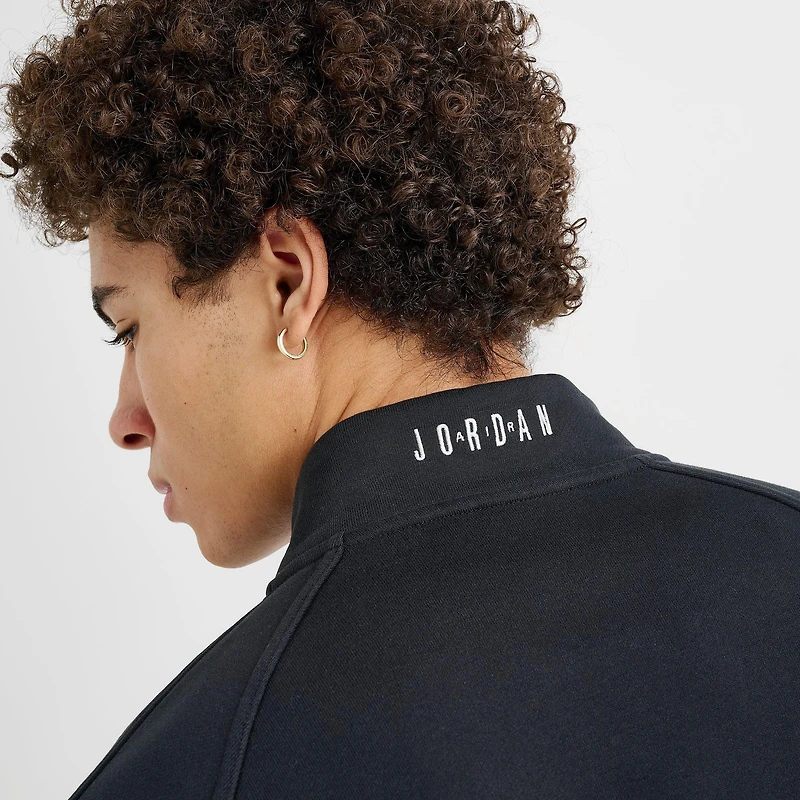 Men's Jordan Flight Graphic Fleece Quarter-Zip Pullover Top